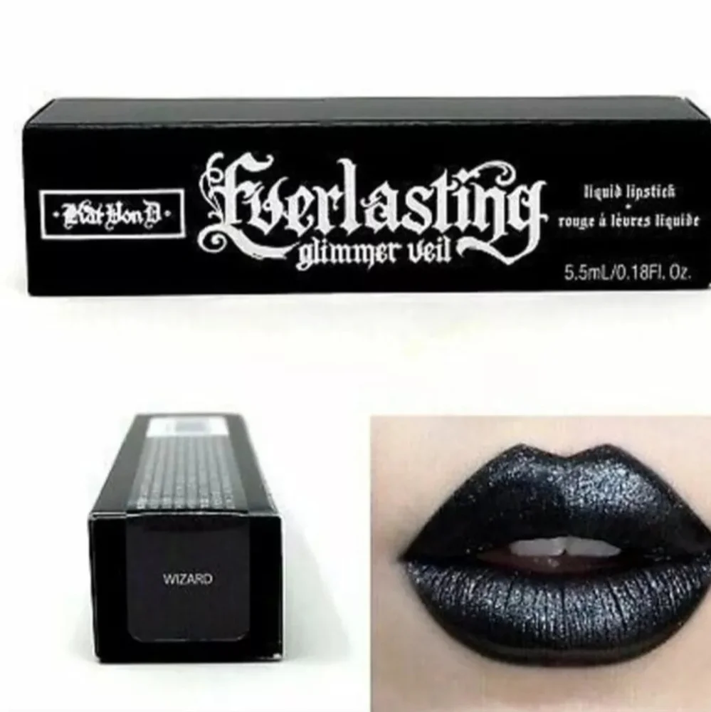AUTHENTIC Kat Von D Everlasting Liquid Lipstick WIZARD Glimmer Veil - .18oz NIB